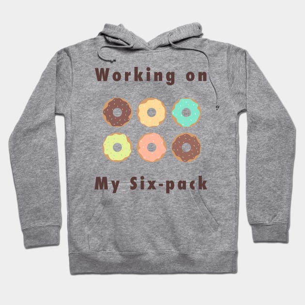 Working on my six-pack Hoodie by Raquel